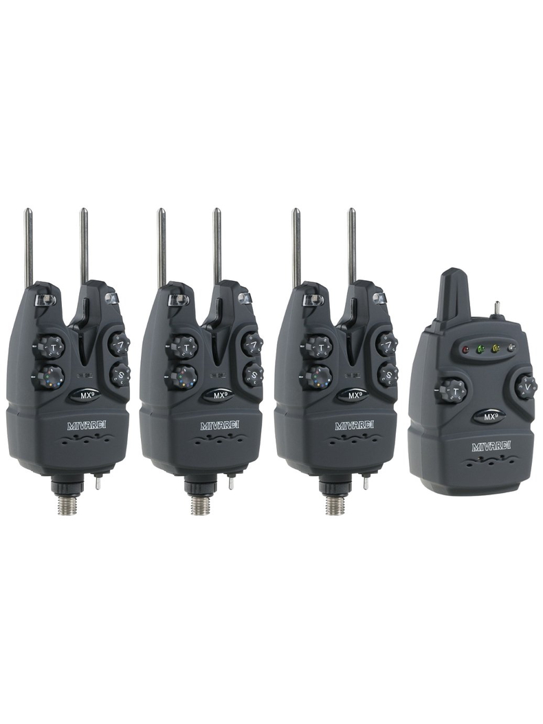 Комплекты сигнализаторов поклевки MIVARDI MX9 Set 3+1 Multicolor Комплекты сигнализаторов поклевки MIVARDI MX9 Set 3+1 Multicolor