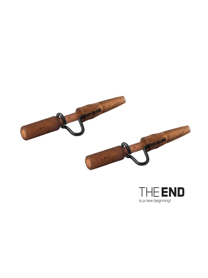 Клипса для грузил с конусом DELPHIN THE END Clip Heavy Duty  & Rubber / G-ROUND - 7 шт. Клипса для грузил с конусом DELPHIN THE END Clip Heavy Duty  & Rubber / G-ROUND - 7 шт.