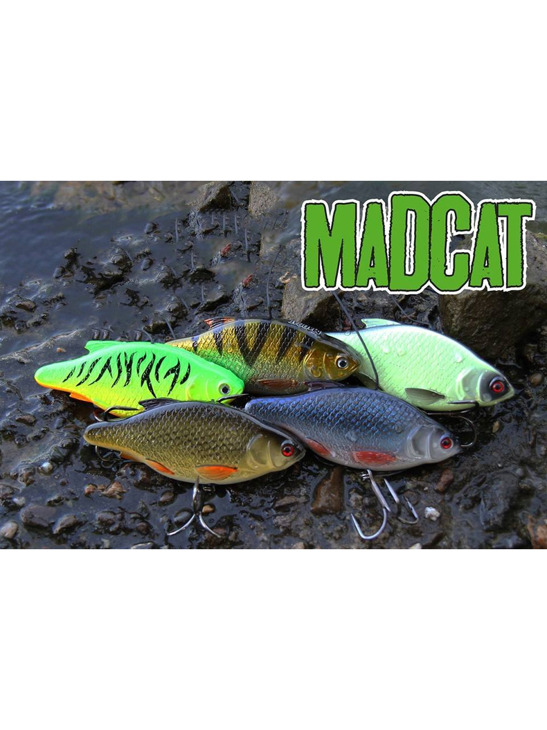 Блесна вертикальная MADCAT® INLINE RATTLER FIRETIGER UV - 110g, изображение 2 Блесна вертикальная MADCAT® INLINE RATTLER FIRETIGER UV - 110g, изображение 2