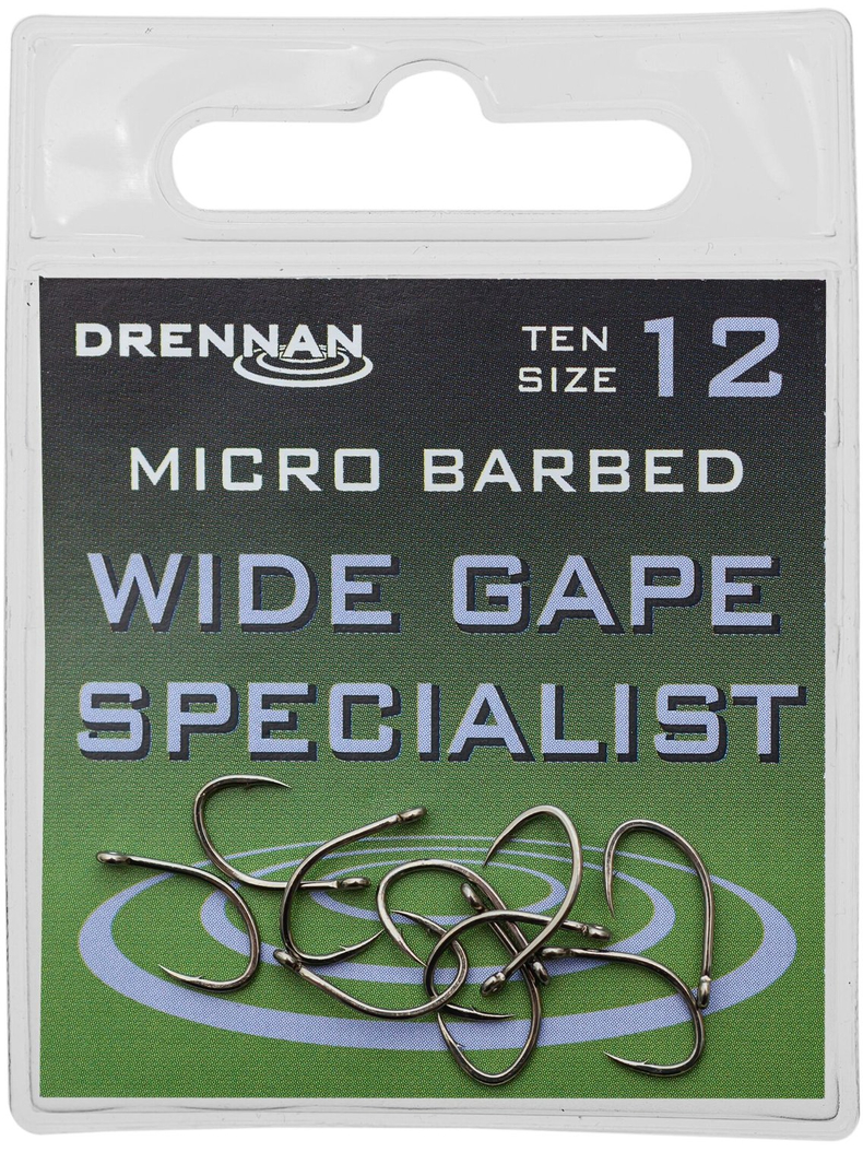 Крючки с ушком DRENNAN  Wide Gape Specialist MB - №4 / 10шт.