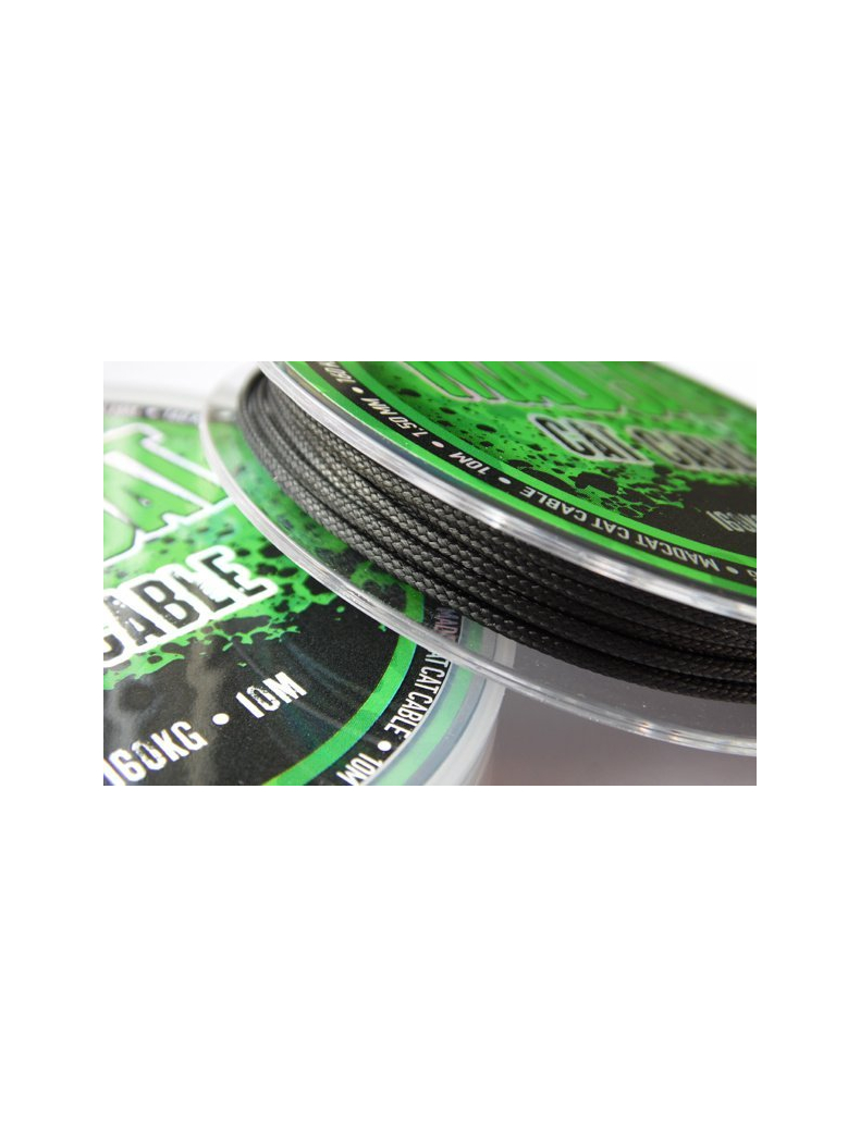 Поводковый материал MADCAT® CAT CABLE - 1.50mm / 160kg / 10m, изображение 2 Поводковый материал MADCAT® CAT CABLE - 1.50mm / 160kg / 10m, изображение 2
