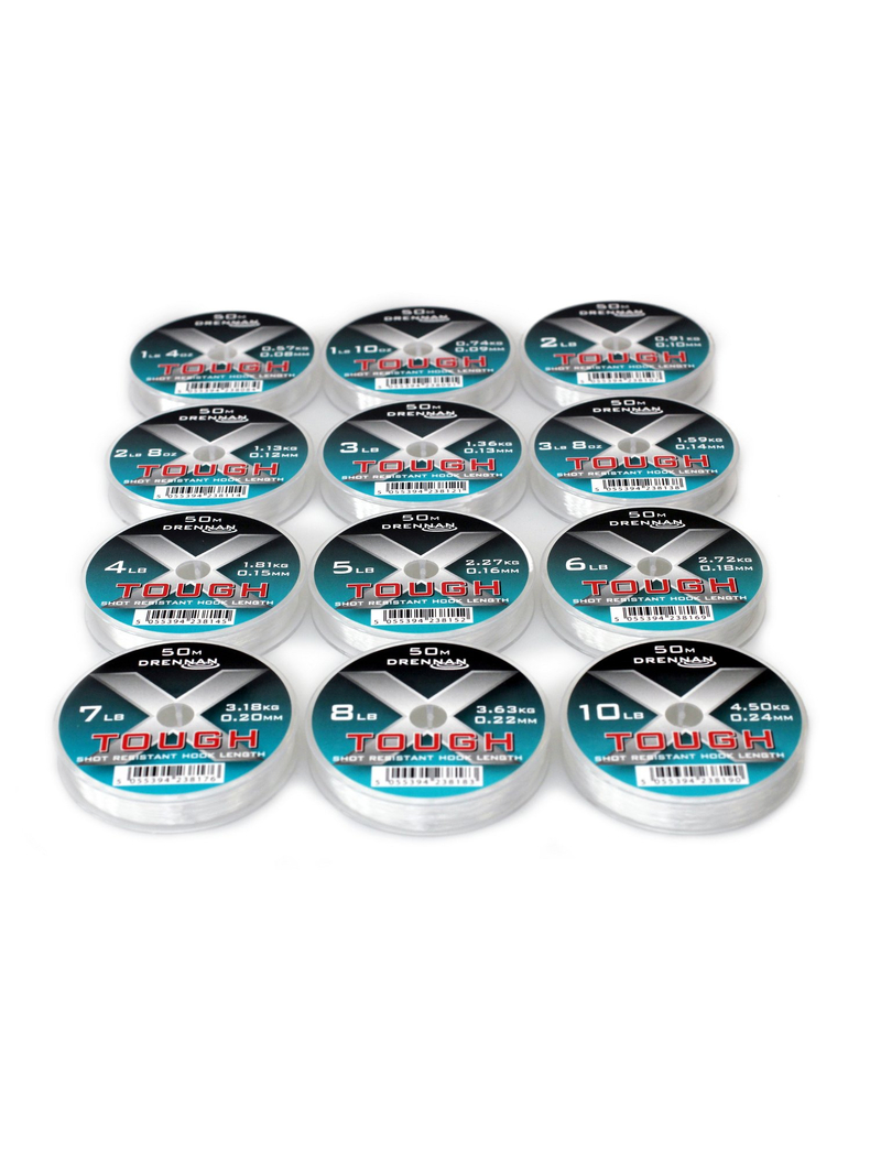 Леска DRENNAN X-TOUGH Mono Hooklink - 50m / 0.22mm / 3.63kg, изображение 2