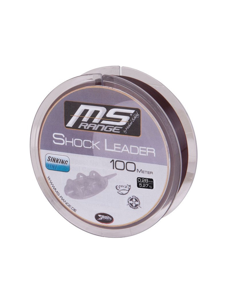 Шок-лидер MS RANGE Shockleader 0,28мм / 200м Шок-лидер MS RANGE Shockleader 0,28мм / 200м