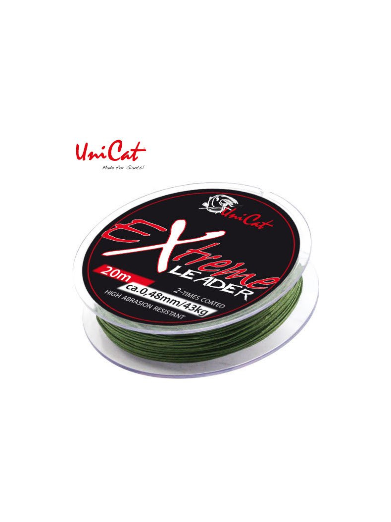 Поводковый материал UNI CAT X-TREME Leader - 20m / 0.75mm / 94kg