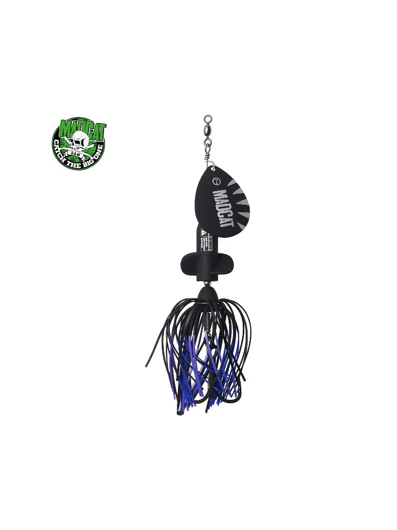Блесна вращающаяся MADCAT® A-STATIC SCREAMING SPINNER Treble Hook - 65g - BLACK DEVIL Блесна вращающаяся MADCAT® A-STATIC SCREAMING SPINNER Treble Hook - 65g - BLACK DEVIL