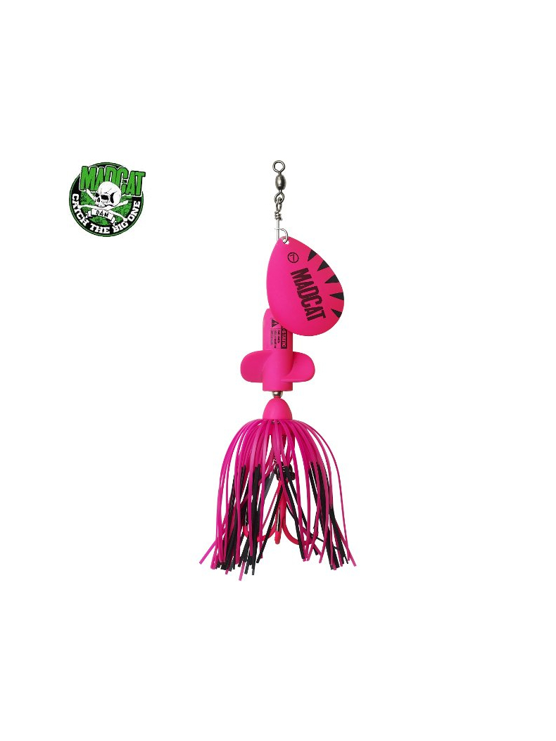 Блесна вращающаяся MADCAT® A-STATIC SCREAMING SPINNER Treble Hook - 65g - FLUO PINK UV Блесна вращающаяся MADCAT® A-STATIC SCREAMING SPINNER Treble Hook - 65g - FLUO PINK UV