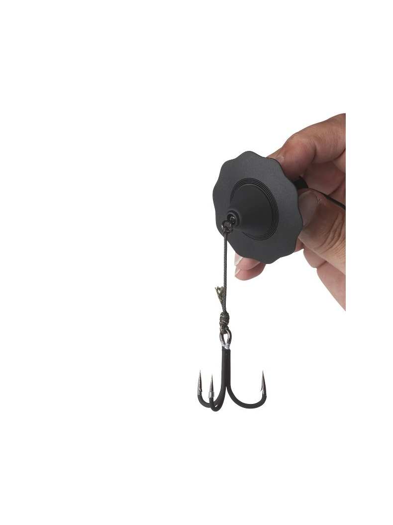 Блесны вертикальные MADCAT® A-STATIC SILENT TEASER Treble Hook - 200g - BLACK, изображение 3 Блесны вертикальные MADCAT® A-STATIC SILENT TEASER Treble Hook - 200g - BLACK, изображение 3