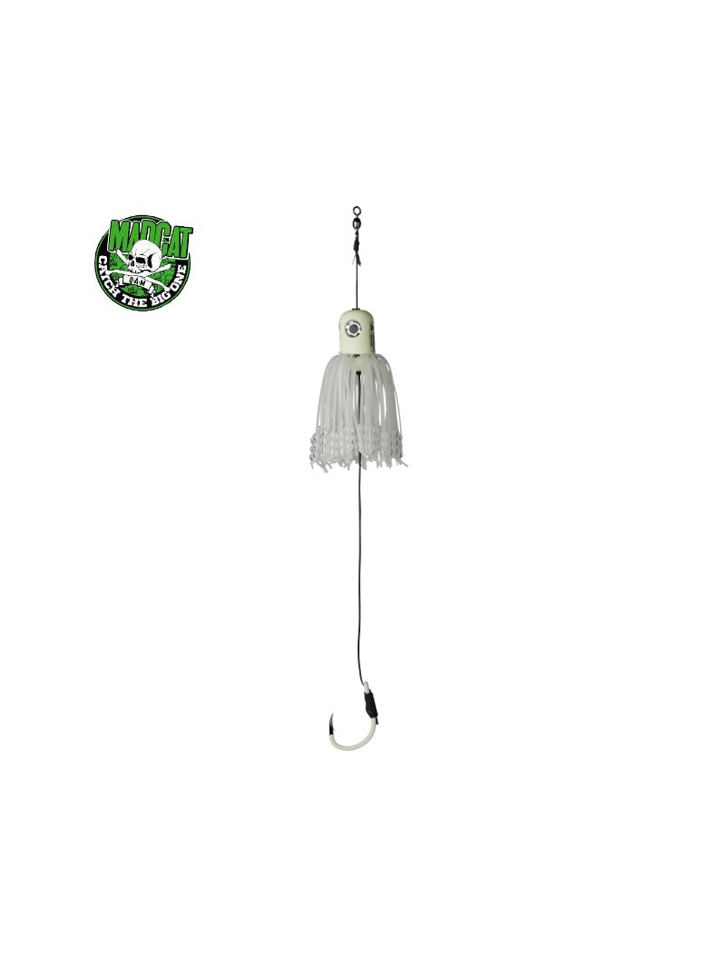 Блесны вертикальные MADCAT® A-STATIC ADJUSTABLE CLONK TEASER Jig Hook - 250g - GLOW-IN-THE-DARK Блесны вертикальные MADCAT® A-STATIC ADJUSTABLE CLONK TEASER Jig Hook - 250g - GLOW-IN-THE-DARK