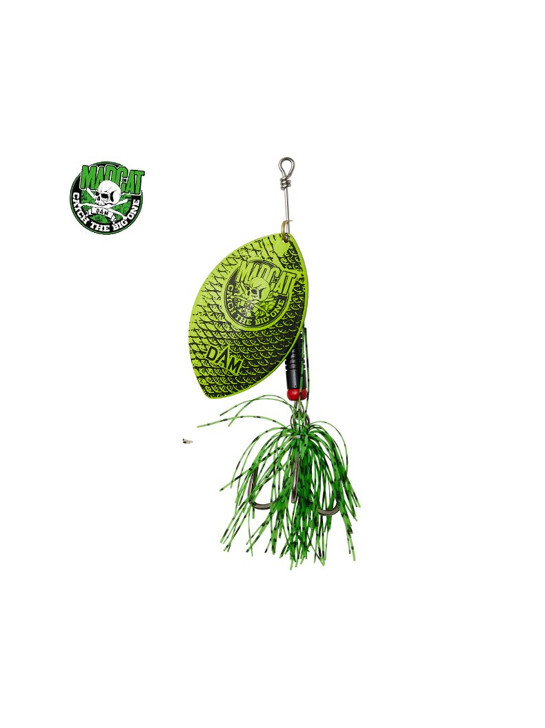 Блесна вращающаяся MADCAT® BIG BLADE SPINNER - 55g - FLUO GREEN Блесна вращающаяся MADCAT® BIG BLADE SPINNER - 55g - FLUO GREEN