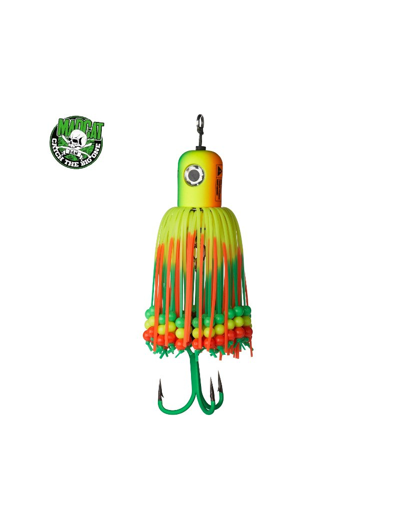 Блесны вертикальные MADCAT® A-STATIC CLONK TEASER Treble Hook - 200g - FIRETIGER UV Блесны вертикальные MADCAT® A-STATIC CLONK TEASER Treble Hook - 200g - FIRETIGER UV