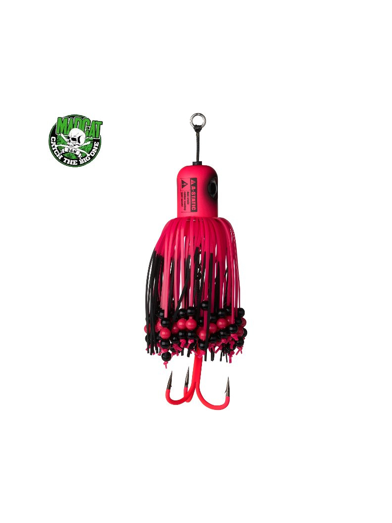 Блесны вертикальные MADCAT® A-STATIC CLONK TEASER Treble Hook - 150g - FLUO PINK UV Блесны вертикальные MADCAT® A-STATIC CLONK TEASER Treble Hook - 150g - FLUO PINK UV