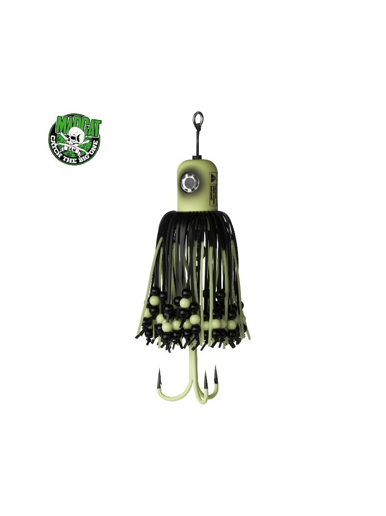Блесны вертикальные MADCAT® A-STATIC CLONK TEASER Treble Hook - 150g - GLOW-IN-THE-DARK Блесны вертикальные MADCAT® A-STATIC CLONK TEASER Treble Hook - 150g - GLOW-IN-THE-DARK