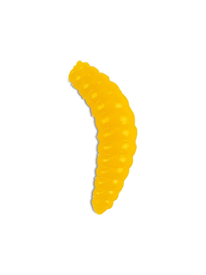Силиконовые приманки IRON TROUT BEE MAGGOTS / 2.5cm / Yellow - 20шт.