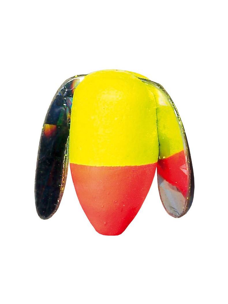 Пропеллер плавающий IRON TROUT Trout Rotor Float / 15mm - Fluo Yellow/Red - 3шт., изображение 2