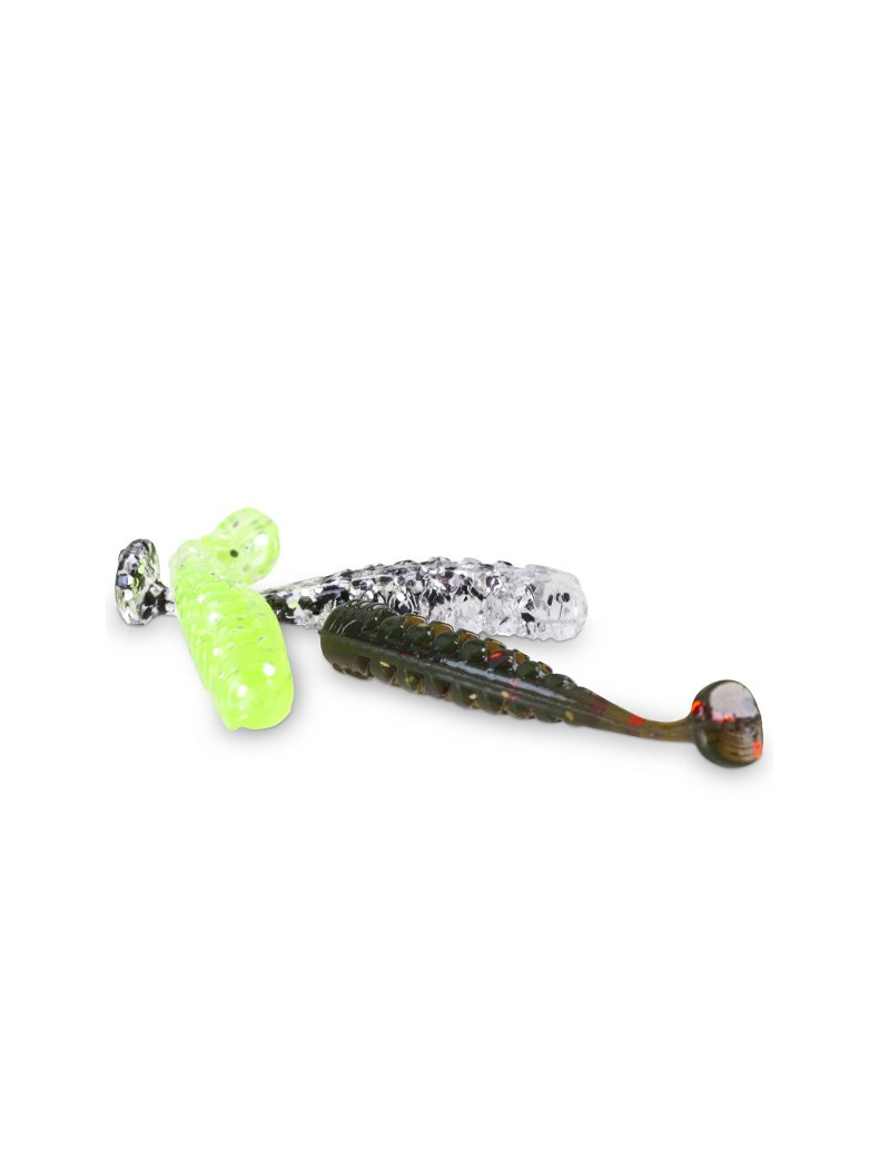 Силиконовые приманки IRON CLAW Drop Stuff FRY - 3,0cm / MG - 36шт., изображение 2