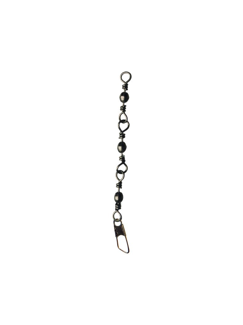Вертлюг тройной с карабином IRON TROUT Sbirolino Swivel Chains №14 - 5шт. Вертлюг тройной с карабином IRON TROUT Sbirolino Swivel Chains №14 - 5шт.