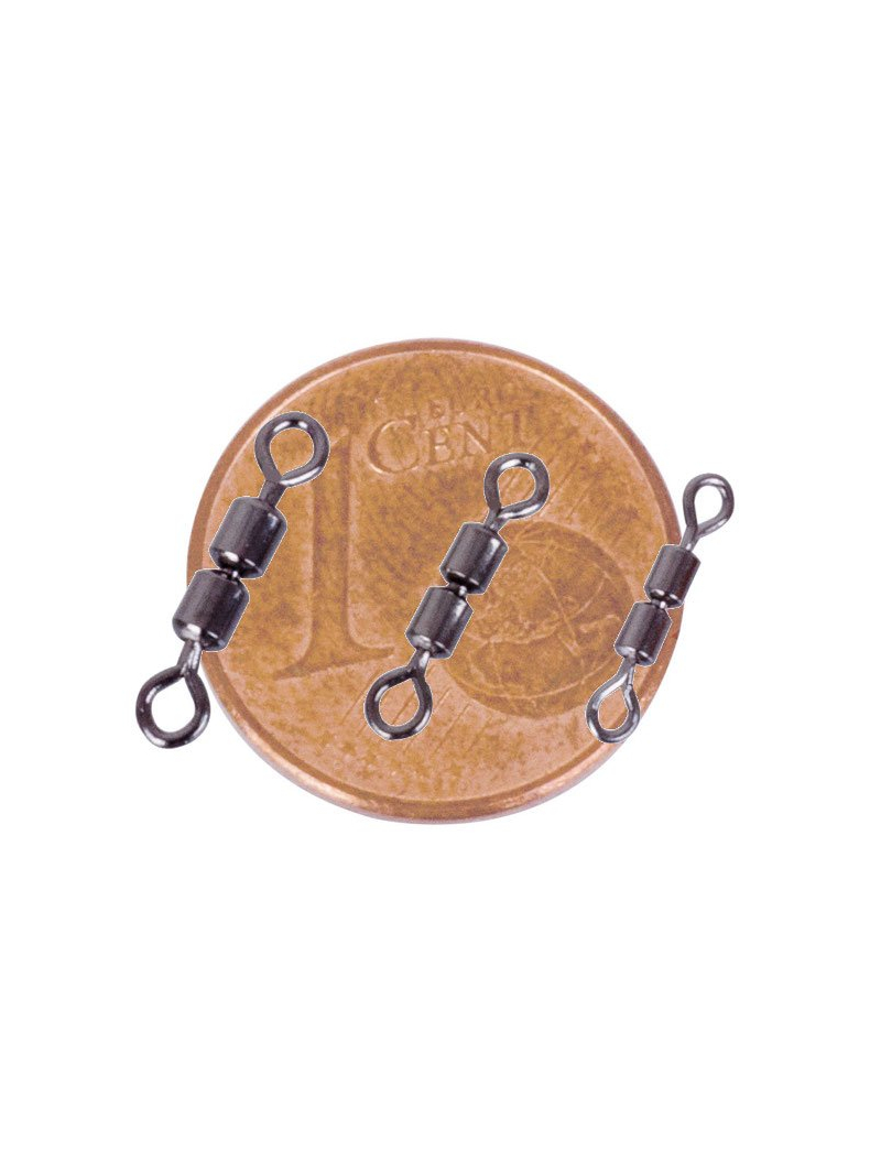 Вертлюг двойной MS RANGE Double Swivel №10 - 10 шт., изображение 2