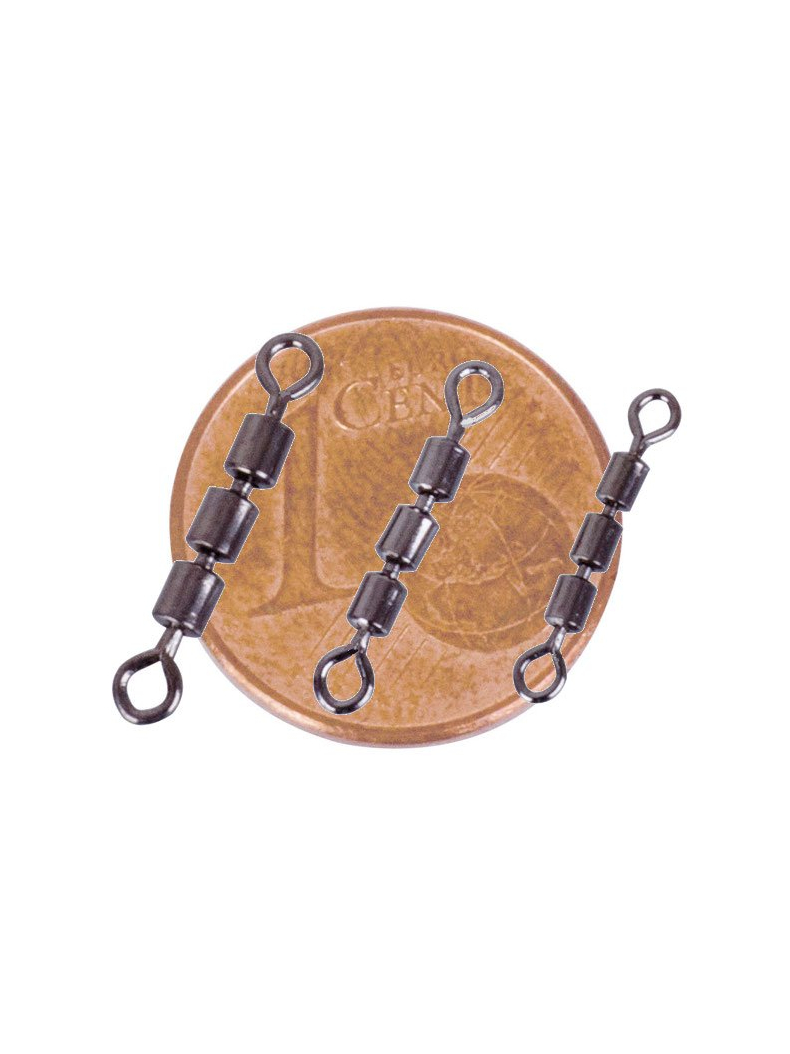 Вертлюг тройной MS RANGE Triple Swivel №12 - 10 шт., изображение 2 Вертлюг тройной MS RANGE Triple Swivel №12 - 10 шт., изображение 2