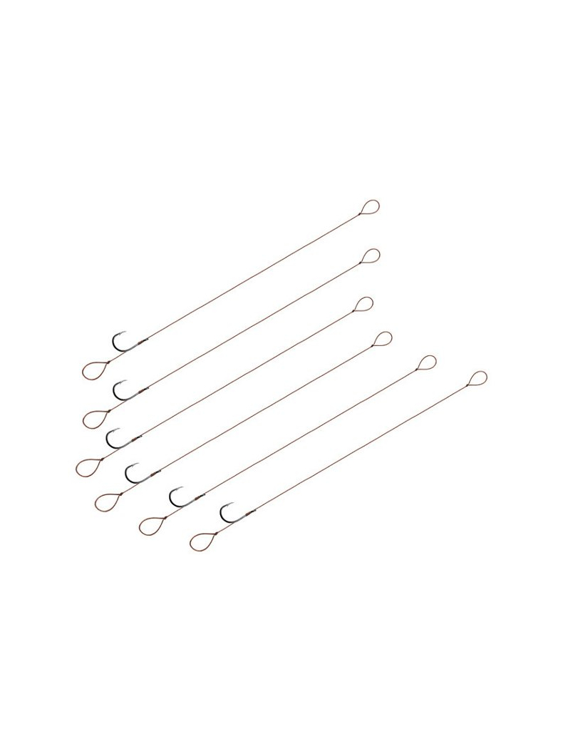 Поводки Delphin Feeder Rig Proxi 8 LOOP - 0.10mm / 12cm / №6 - 6шт., изображение 3