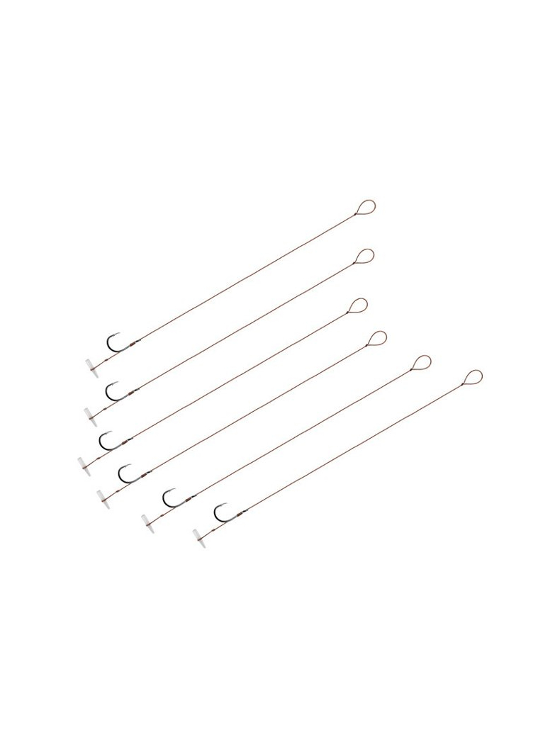 Поводки Delphin Feeder Rig Proxi 8 QUICKSTOP - 0.10mm / 8cm / №8 - 6шт., изображение 3