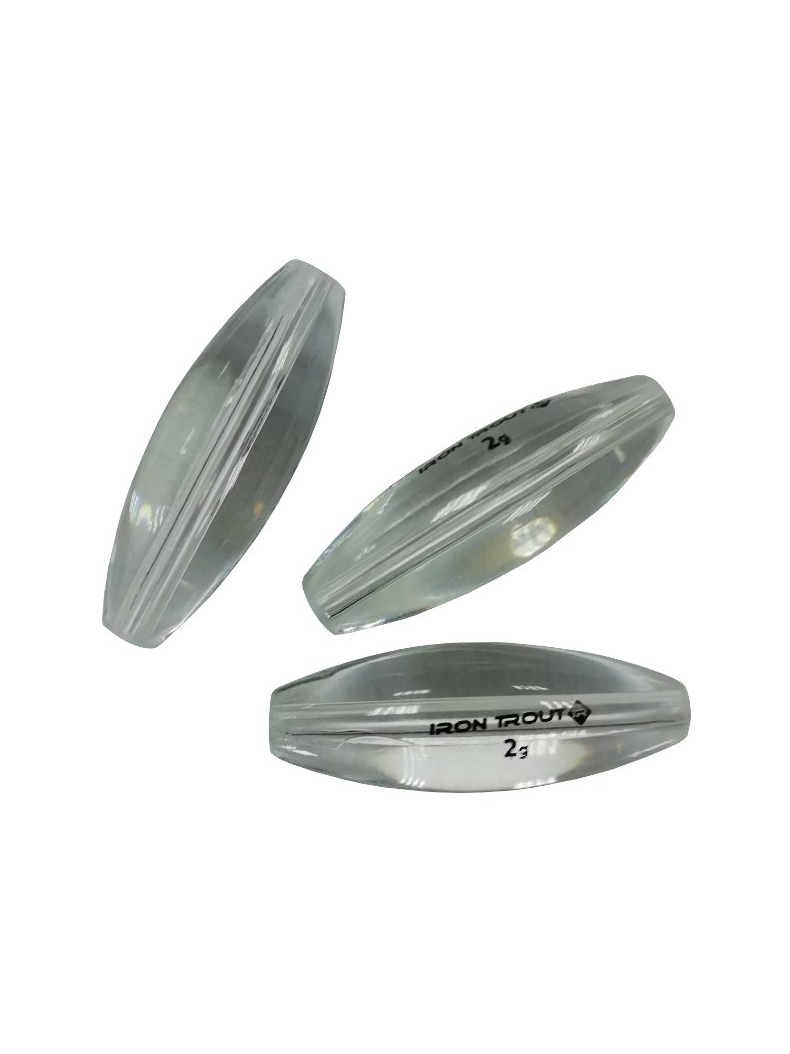 Груз-оливка прозрачный IRON TROUT Long Cast Olive / 4g - 5шт. Груз-оливка прозрачный IRON TROUT Long Cast Olive / 4g - 5шт.