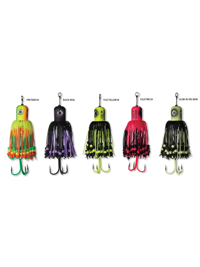 Блесны вертикальные MADCAT® A-STATIC CLONK TEASER Treble Hook - 200g - FLUO YELLOW UV, изображение 3