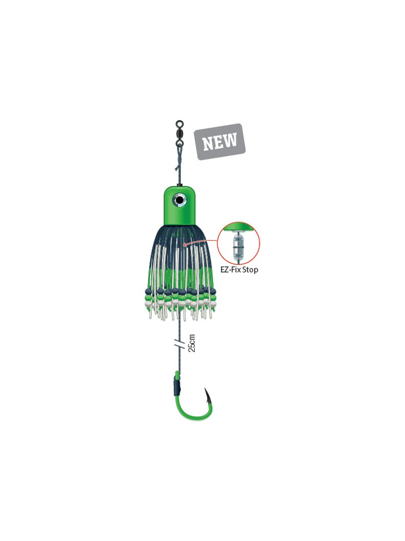 Блесны вертикальные MADCAT® A-STATIC ADJUSTABLE CLONK TEASER Jig Hook - 100g - BLACK, изображение 2 Блесны вертикальные MADCAT® A-STATIC ADJUSTABLE CLONK TEASER Jig Hook - 100g - BLACK, изображение 2