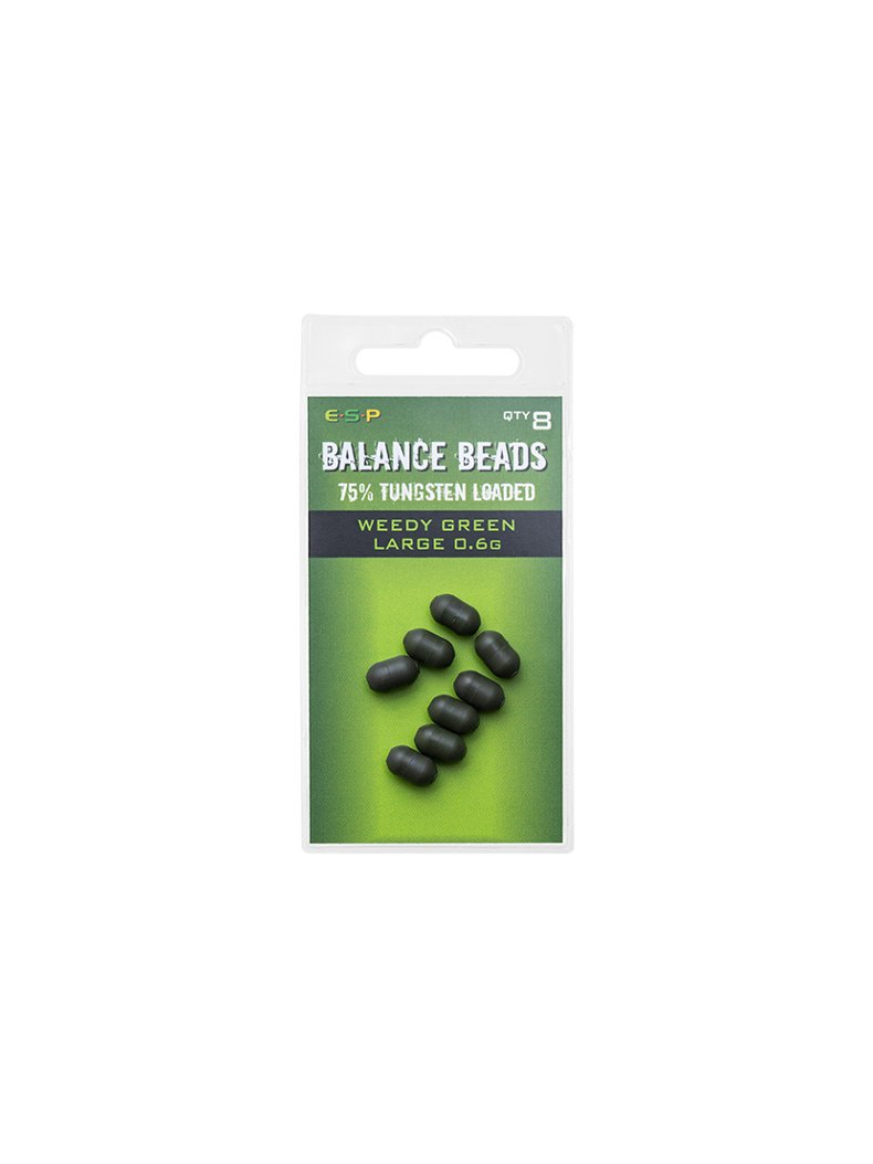 Бусины утяжеленные E-S-P Tungsten Loaded Balance Beads - Large / 0,6g / Weedy Green / 8шт. Бусины утяжеленные E-S-P Tungsten Loaded Balance Beads - Large / 0,6g / Weedy Green / 8шт.