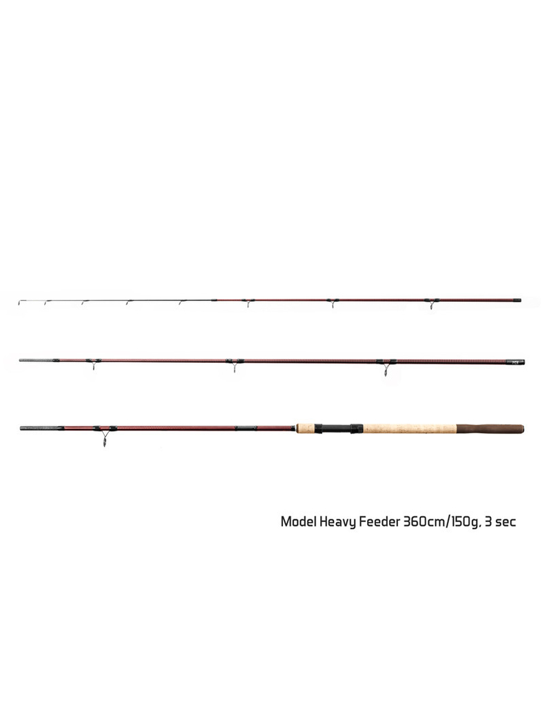 Удилище фидерное Delphin MAGMA M3 Heavy feeder 3+5 tips / 360cm - 150g, изображение 2 Удилище фидерное Delphin MAGMA M3 Heavy feeder 3+5 tips / 360cm - 150g, изображение 2