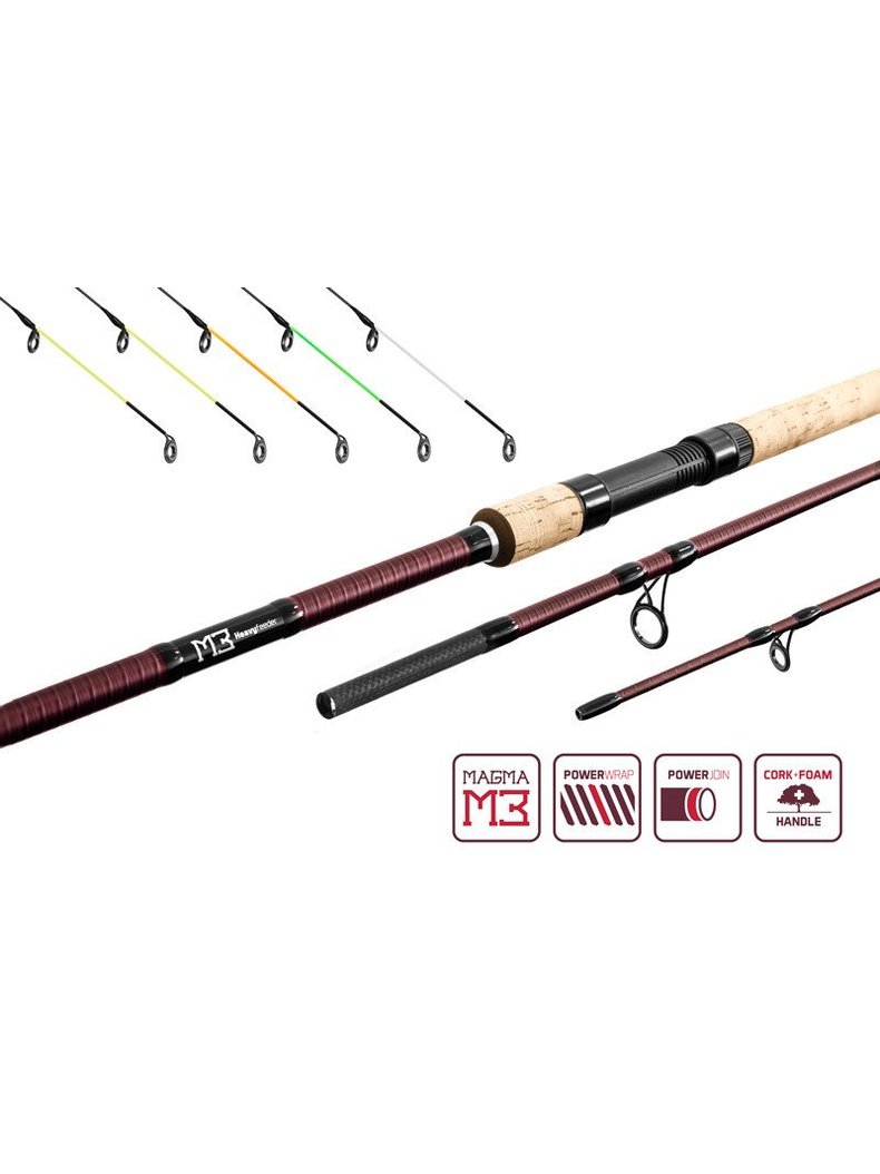 Удилище фидерное Delphin MAGMA M3 Heavy feeder 3+5 tips / 390cm - 150g Удилище фидерное Delphin MAGMA M3 Heavy feeder 3+5 tips / 390cm - 150g
