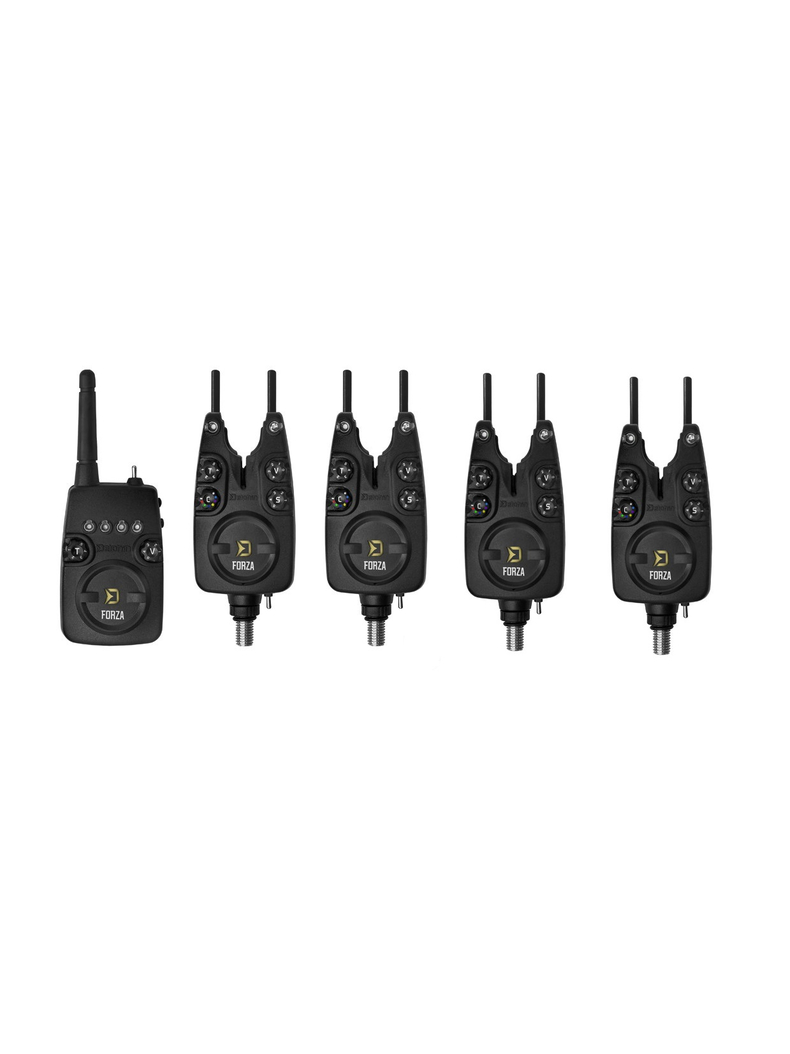 Комплекты сигнализаторов поклевки Delphin FORZA Alarm Set - Multicolor / 4+1 Комплекты сигнализаторов поклевки Delphin FORZA Alarm Set - Multicolor / 4+1