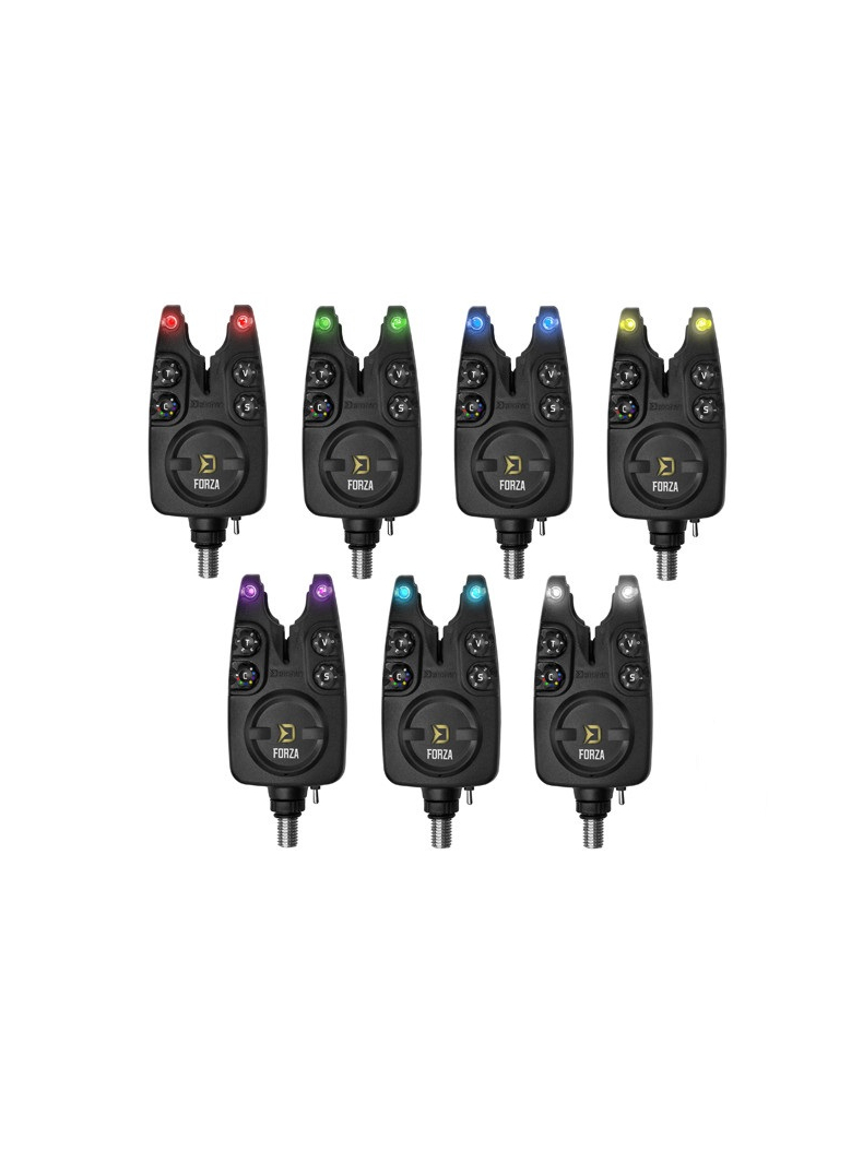 Комплекты сигнализаторов поклевки Delphin FORZA Alarm Set - Multicolor / 4+1, изображение 3 Комплекты сигнализаторов поклевки Delphin FORZA Alarm Set - Multicolor / 4+1, изображение 3