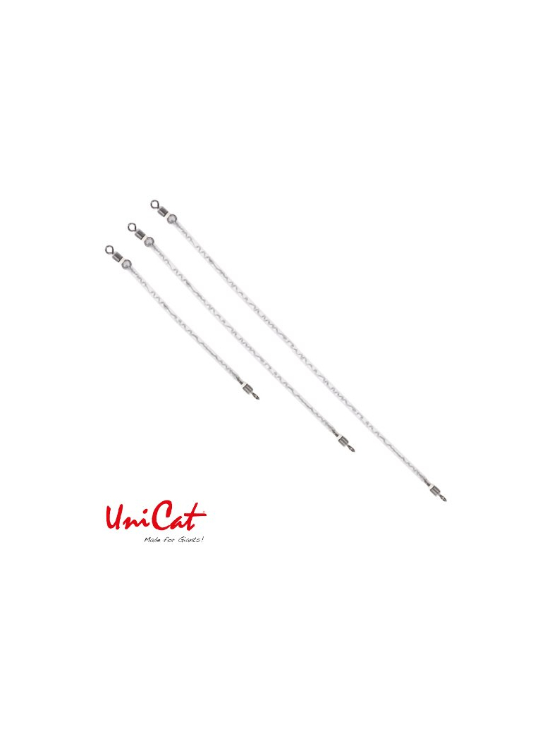Готовые оснастки на сома UNI CAT BUNGEE Rig / 50-100cm / 150kg - Clear, изображение 2