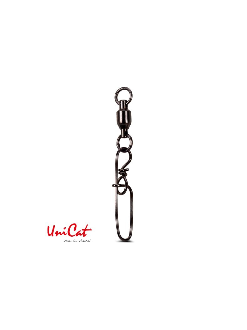 Вертлюг с подшипником и карабином UNI CAT Camou High Protector Swivel - 62mm / 83kg - 4шт. Вертлюг с подшипником и карабином UNI CAT Camou High Protector Swivel - 62mm / 83kg - 4шт.