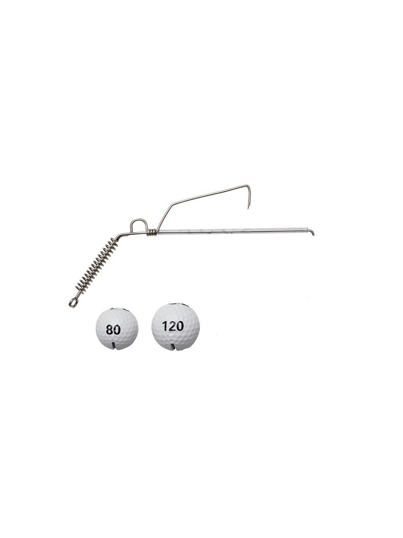 Готовые оснастки на сома MADCAT® GOLF BALL JIG SYSTEM ANTI SNAG / 80+120g Готовые оснастки на сома MADCAT® GOLF BALL JIG SYSTEM ANTI SNAG / 80+120g