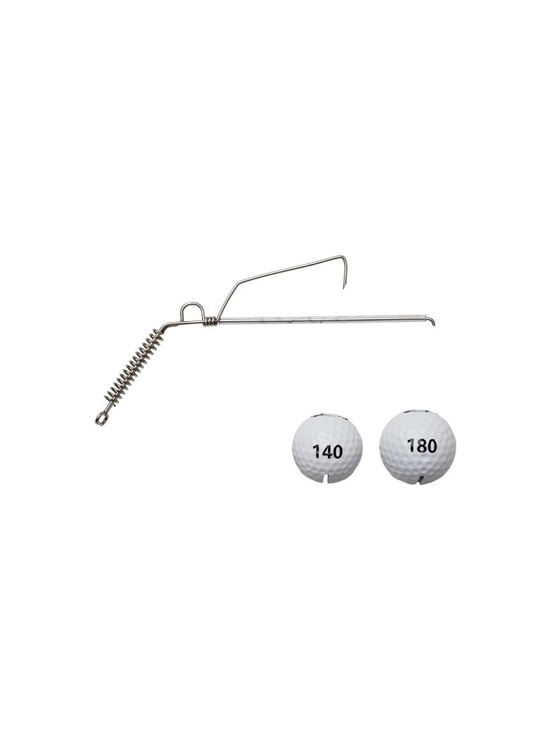 Готовые оснастки на сома MADCAT® GOLF BALL JIG SYSTEM ANTI SNAG / 140+180g Готовые оснастки на сома MADCAT® GOLF BALL JIG SYSTEM ANTI SNAG / 140+180g