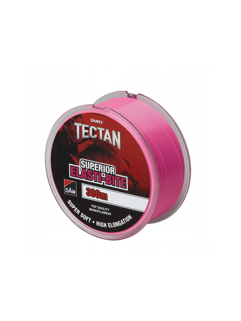 Леска DAM DAMYL® TECTAN Superior Elasti-Bite Mono / 300m / 0.22mm / 4.0kg - FLUORO PINK