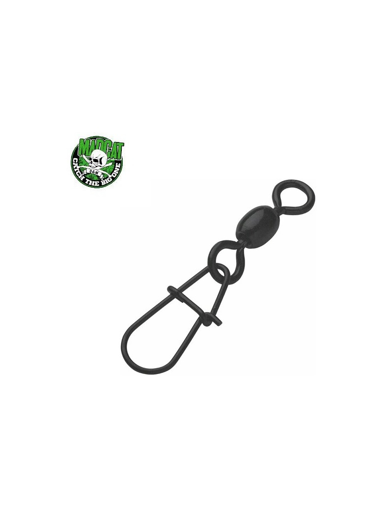 Вертлюг с застежкой MADCAT® Stainless Swivel With EGG Snap / 55 kg - 5 шт.