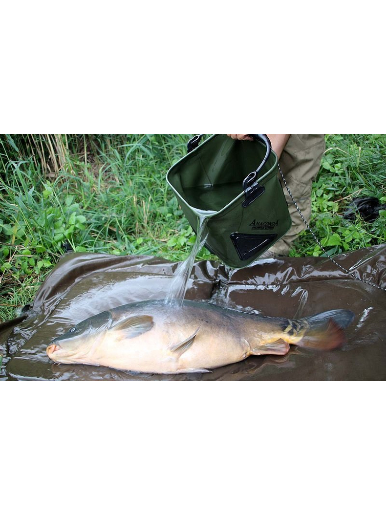 Мягкое ведро с веревкой ANACONDA Pull Up Bucket 17L, изображение 2 Мягкое ведро с веревкой ANACONDA Pull Up Bucket 17L, изображение 2