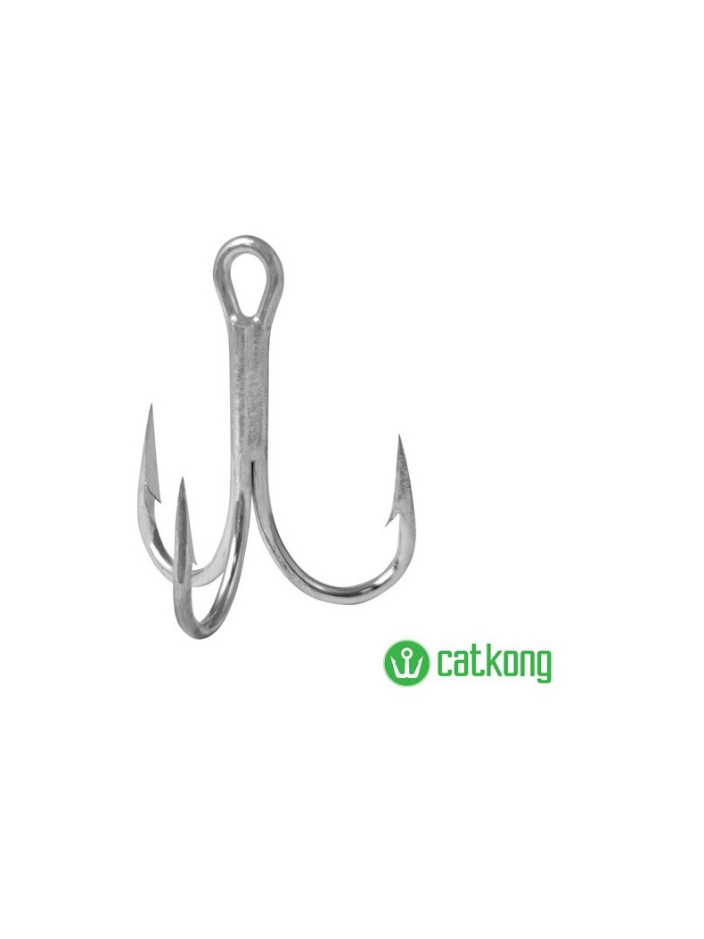 Крючки DELPHIN Catkong SuPOWER TREBLE - №6/0 - 3шт.