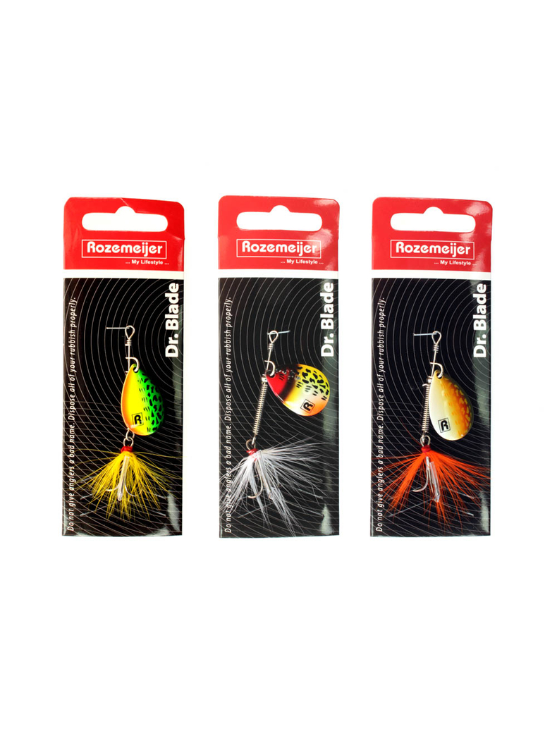 Блесна вращающаяся ROZEMEIJER DR. BLADE / 3,7g - Red Head, изображение 2