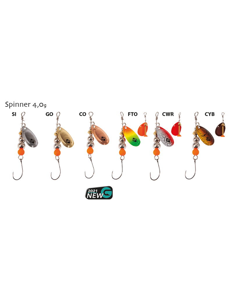 Блесна вращающаяся IRON TROUT SPINNER / 4.0g - GO, изображение 2