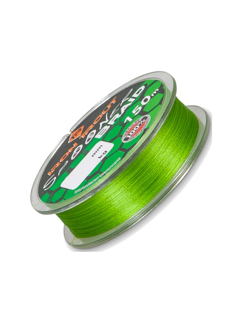 Леска плетеная IRON TROUT SPOONER PE Braid - 150m / 0,06mm / 3.8kg - Camo Green, изображение 2