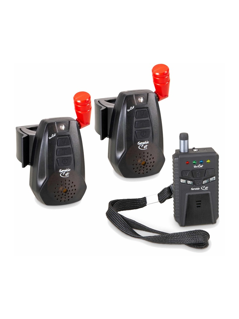 Комплект сигнализаторов поклевки на сома UNI CAT SENSIBLE CAT Limpid Black 4+1 Set, изображение 2 Комплект сигнализаторов поклевки на сома UNI CAT SENSIBLE CAT Limpid Black 4+1 Set, изображение 2