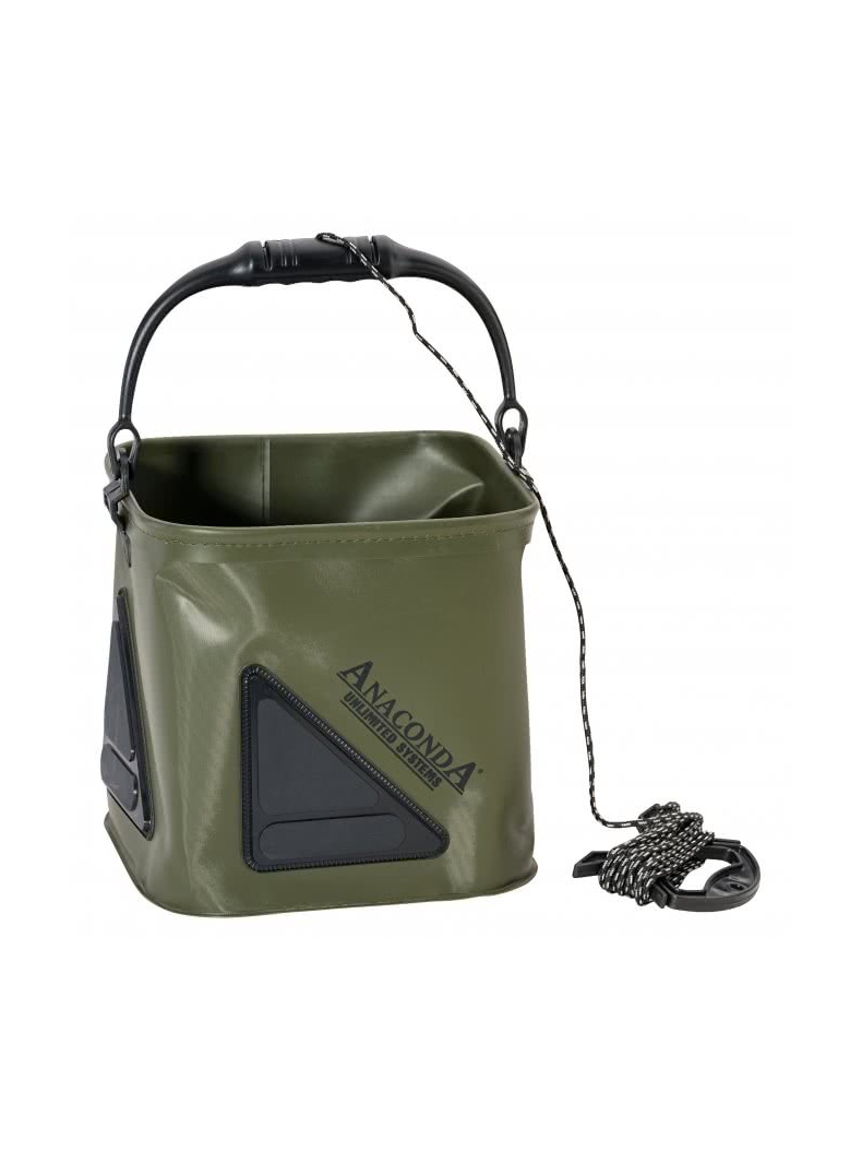 Мягкое ведро с веревкой ANACONDA Pull Up Bucket 17L Мягкое ведро с веревкой ANACONDA Pull Up Bucket 17L