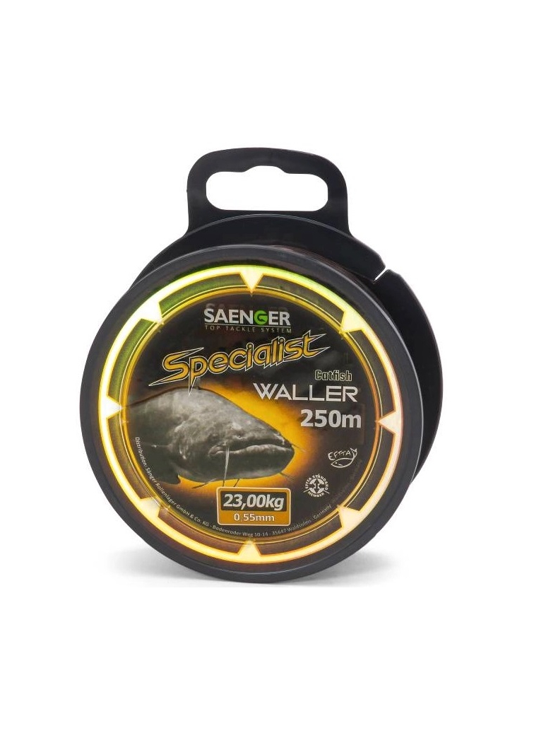 Леска для ловли сома SAENGER Specialist CATFISH - 0,50mm / 19,80kg / 300m - Dark Brown