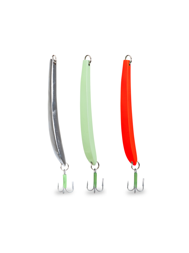 Пилькер AQUANTIC® BANANA PILK STEEL (Lead Free) Single Treble - 16,5cm / 150g - Chrome, изображение 2 Пилькер AQUANTIC® BANANA PILK STEEL (Lead Free) Single Treble - 16,5cm / 150g - Chrome, изображение 2