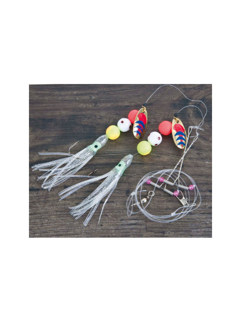 Оснастка морская AQUANTIC® Flatfish II Rig - №4 / 0.50mm / 110cm Оснастка морская AQUANTIC® Flatfish II Rig - №4 / 0.50mm / 110cm