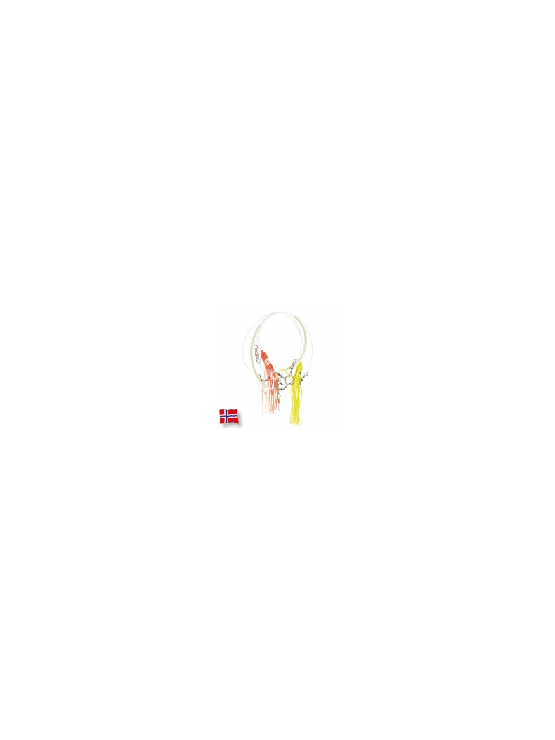 Оснастка морская AQUANTIC® Natural Bait Leader NORGE Rig - №4/0 / 1.20mm / 170cm / 120lbs - White Оснастка морская AQUANTIC® Natural Bait Leader NORGE Rig - №4/0 / 1.20mm / 170cm / 120lbs - White