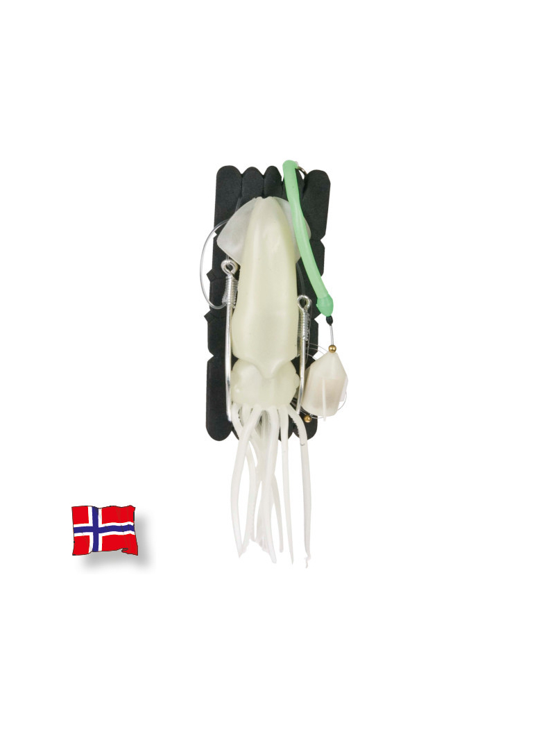 Оснастка морская AQUANTIC® Flashlight Giant Rig - №10/0 + 12/0 / 70cm / 1.2mm Оснастка морская AQUANTIC® Flashlight Giant Rig - №10/0 + 12/0 / 70cm / 1.2mm